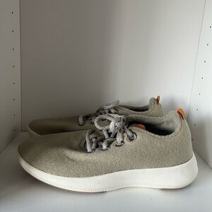 Allbirds Wool Mizzle Womens Cardamom Cream Sole Shoe Size 8